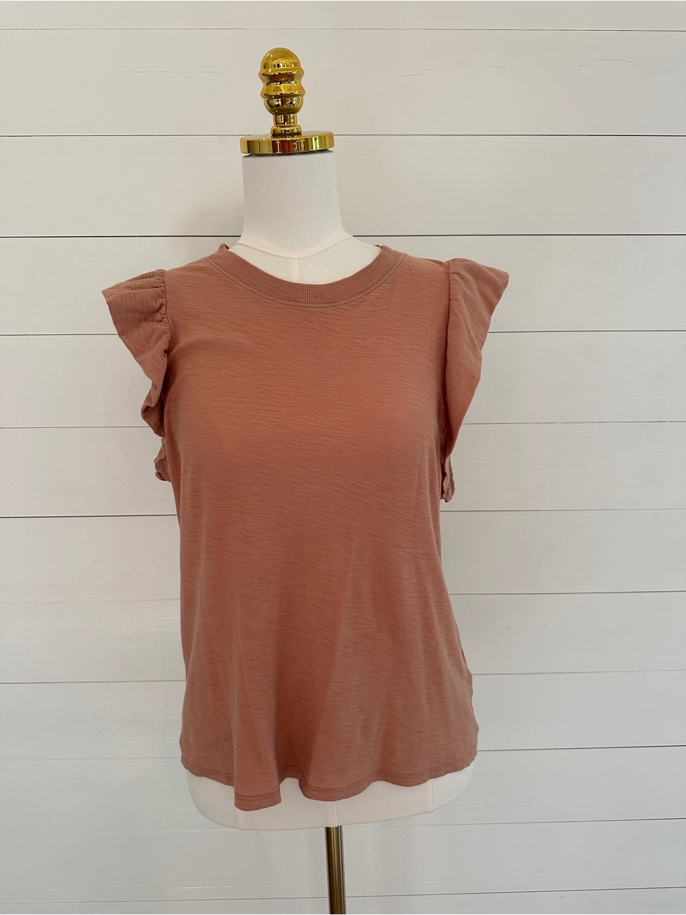 Nation Ltd Paulette Ruffle Sleeve Tank
